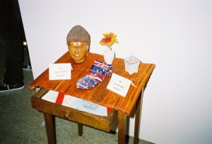 Organizer Laurie Doyle imagines Chi-Tung's desk at home.