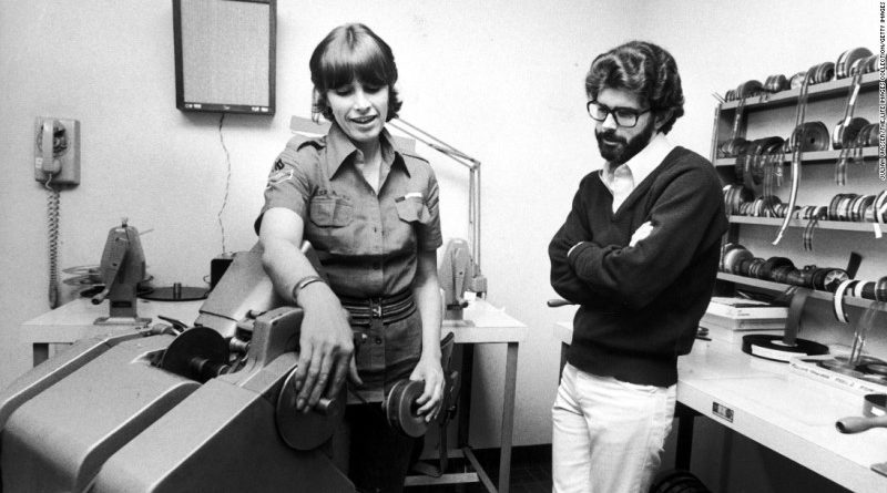 Marcia Lucas and George Lucas
