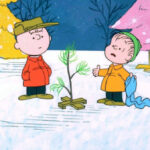 Charlie Brown & Linus talking about a Christmas tree