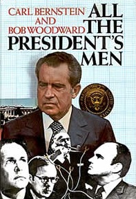 Cover of the first edition of All the President's Men, by Carl Bernstein and Bob Woodward