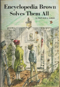 Cover of "Encyclopedia Brown Solves Them All" by Donald J. Sobel