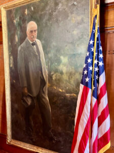 Portrait painting of John McLaren.