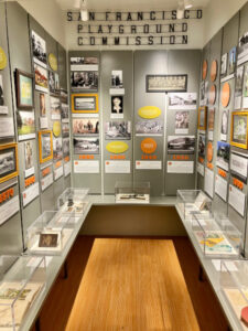 Interior of the Commission Vault Mini Museum.
