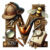 Stylized letter "M" adorned with elements of the Sherlock Holmes stories, including a magnifying glass, deerstalker hat, and a pipe.